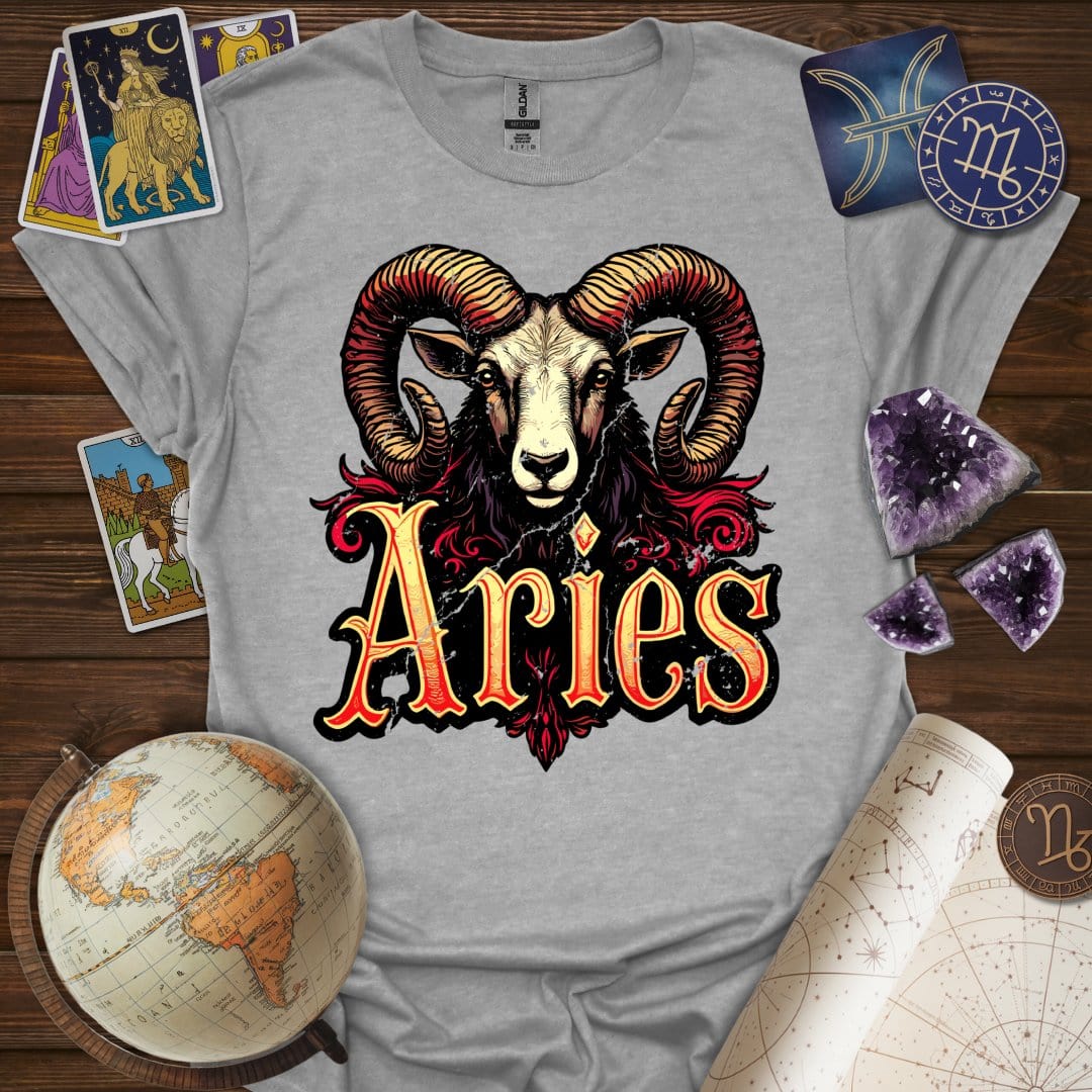 Printify T-Shirt Sport Grey / XS Aries Legacy T-Shirt