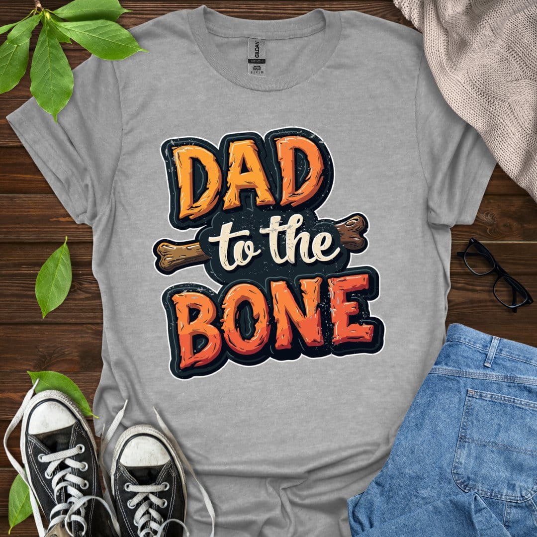 Printify T-Shirt Sport Grey / XS Dad To The Bone