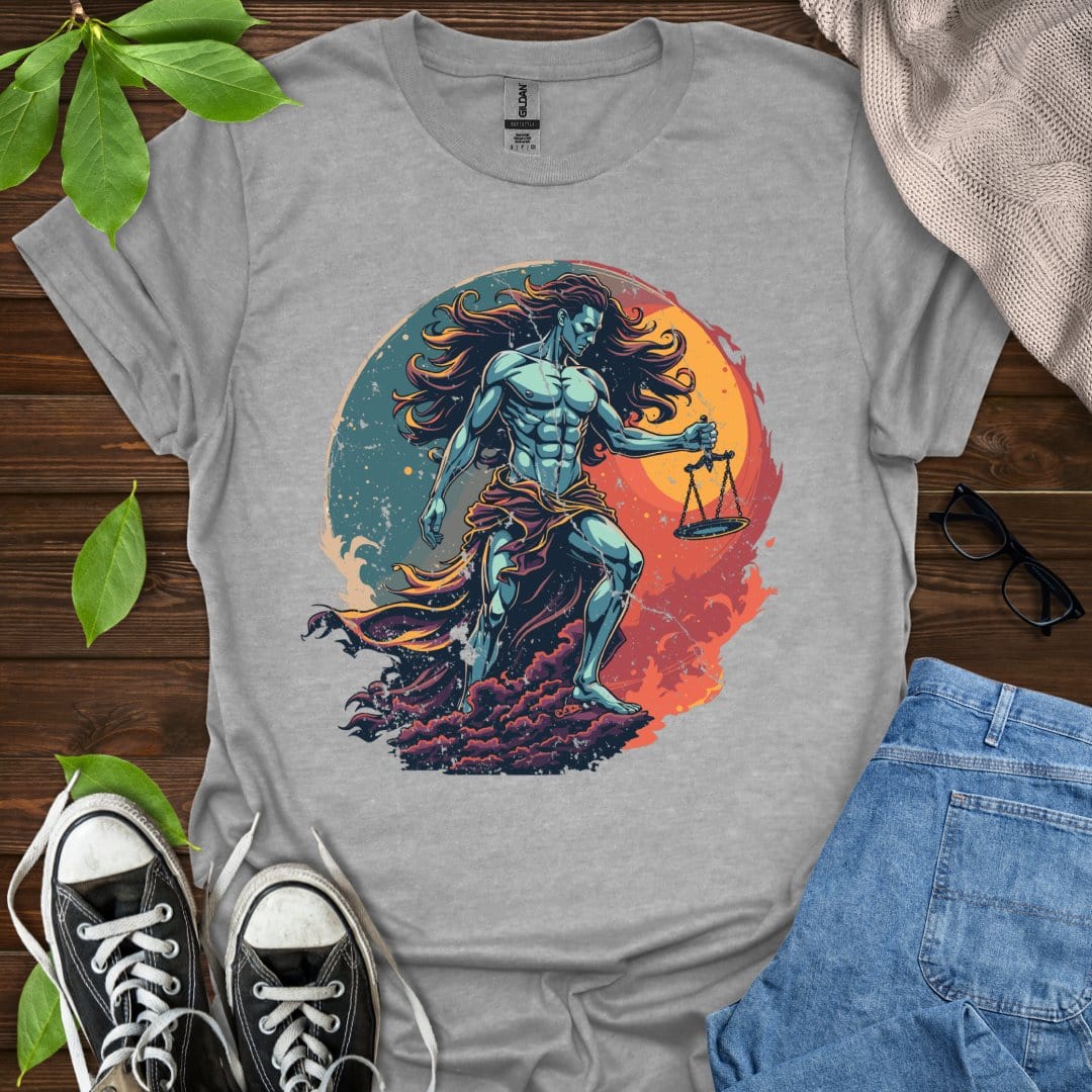 Printify T-Shirt Sport Grey / XS Libra - Graphic