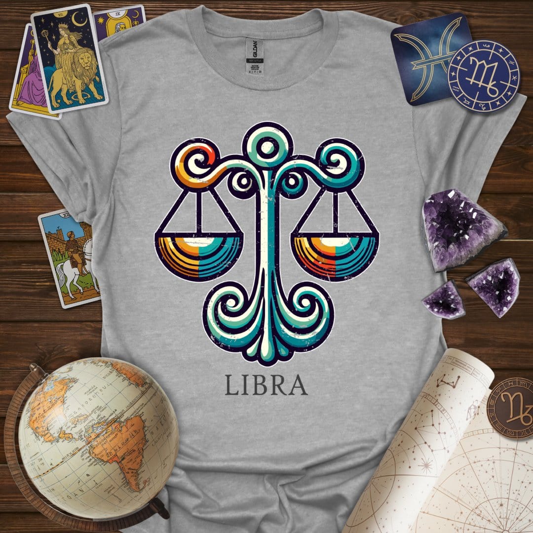 Printify T-Shirt Sport Grey / XS Libra Icon T-Shirt