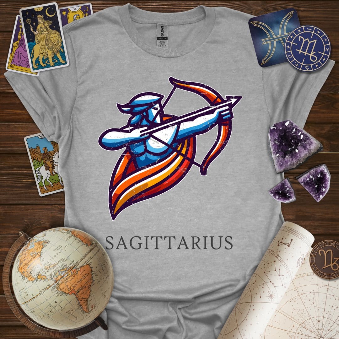 Printify T-Shirt Sport Grey / XS Sagittarius Icon T-Shirt