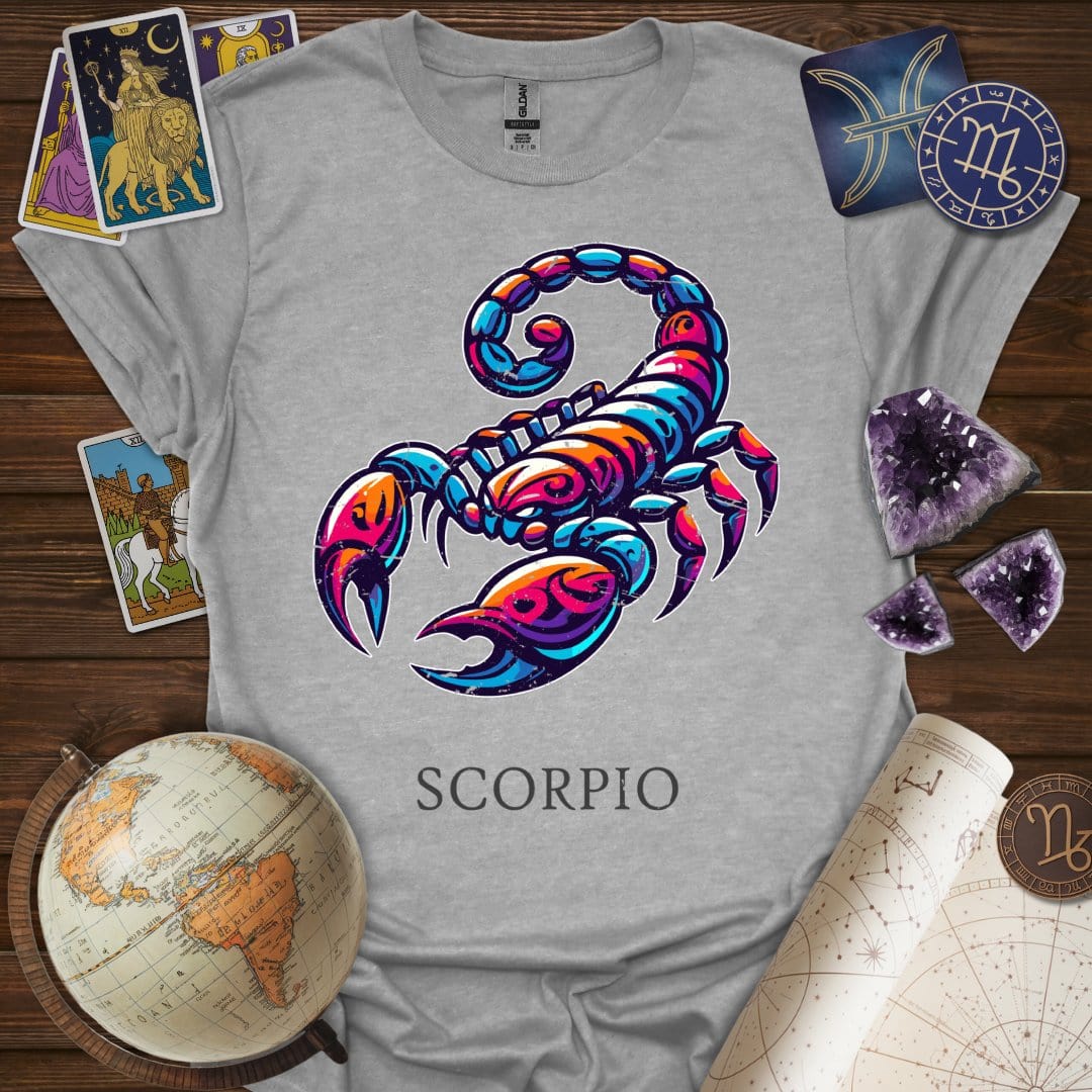 Printify T-Shirt Sport Grey / XS Scorpio Icon T-Shirt