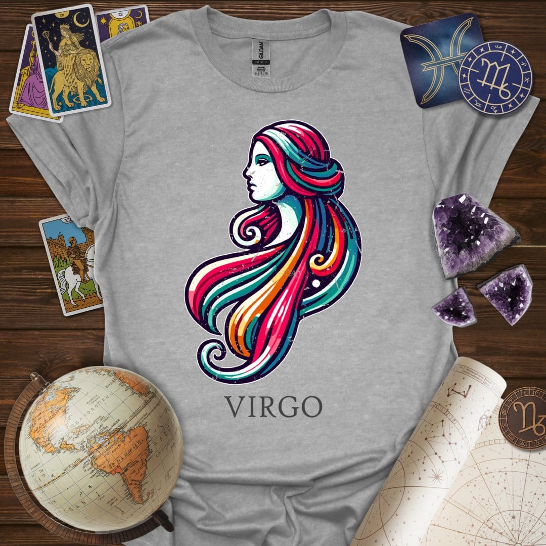 Printify T-Shirt Sport Grey / XS Virgo Icon T-Shirt