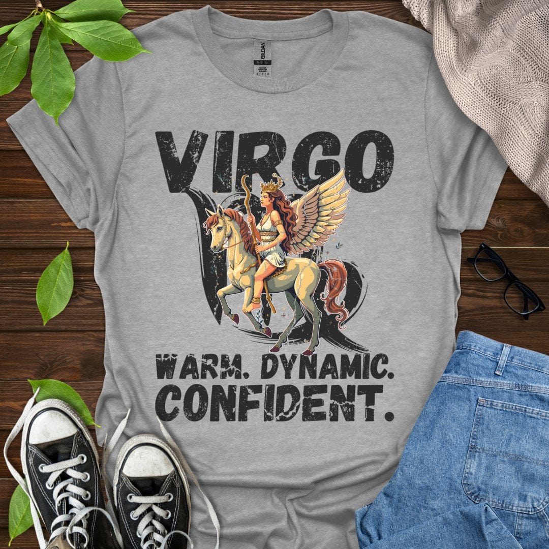 Printify T-Shirt Sport Grey / XS Virgo - Warm. Dynamic. Confident.