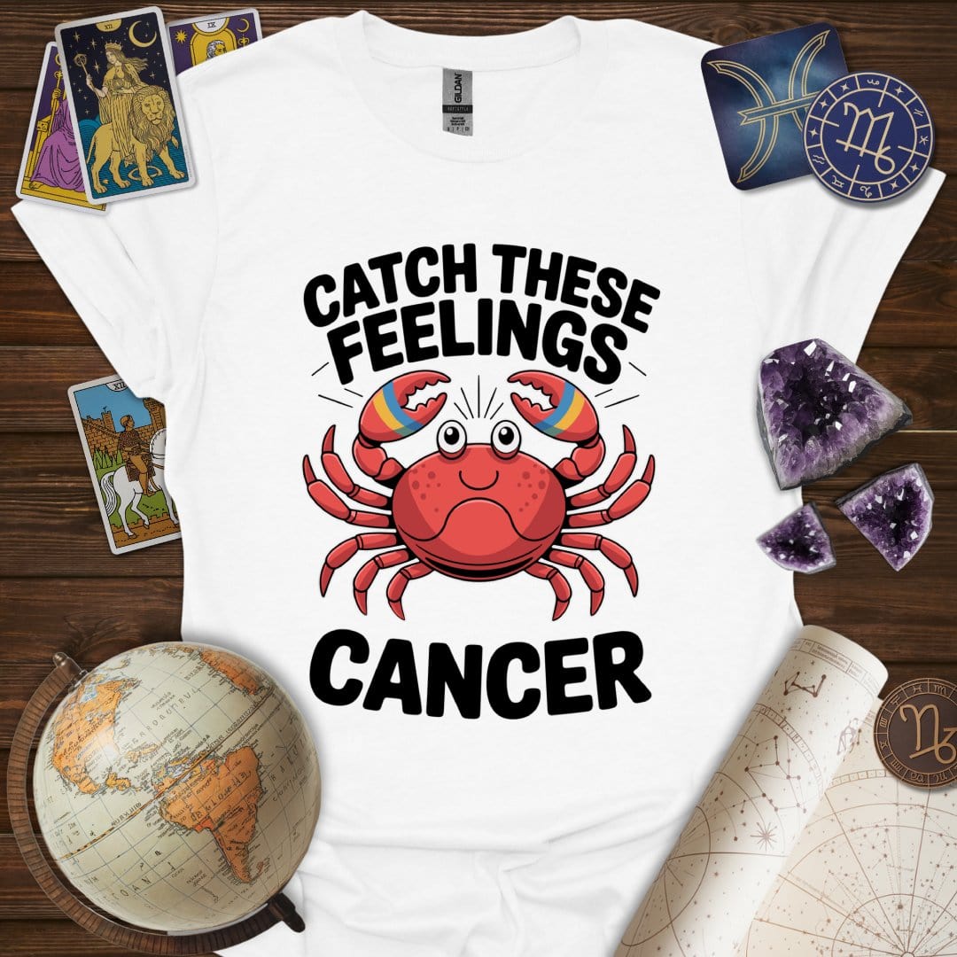 Printify T-Shirt White / S Catch These Feelings T-Shirt