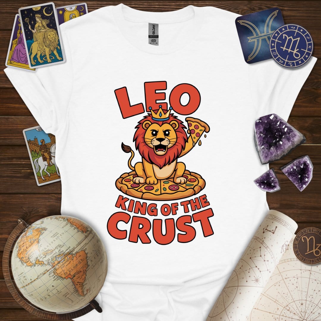 Printify T-Shirt White / S King of the Crust T-Shirt