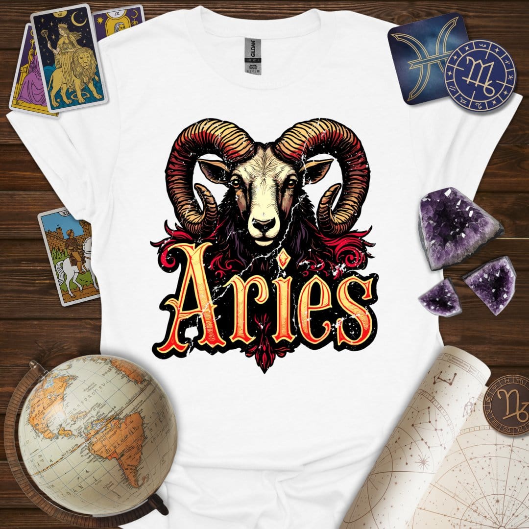 Printify T-Shirt White / XS Aries Legacy T-Shirt