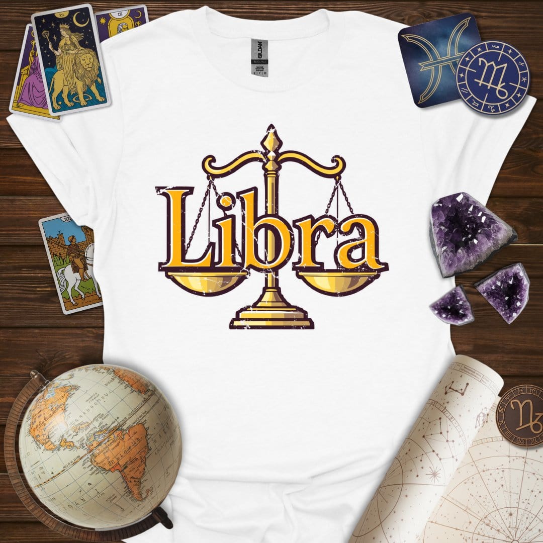 Printify T-Shirt White / XS Libra Legacy T-Shirt